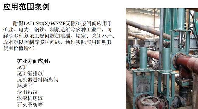 手動(dòng)刀型閘閥礦業(yè)應用案例
